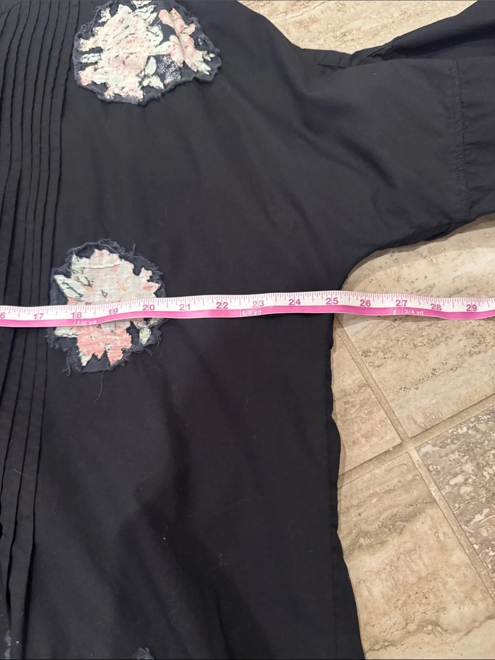 Free People Black Mari Tunic Size XS